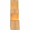 Ekena Millwork Saratoga Rough Sawn Timber Gable Bracket, Western Red Cedar, 72"W x 21"H x 6"D x 6"F, 7/12 Pitch GBW072X21X0606SAR00RWR - alternate 2